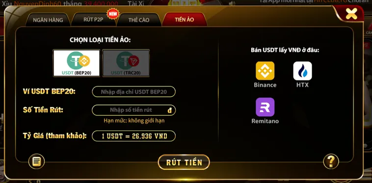 Khám phá quy trình rút tiền Hitclub siêu tốc với công nghệ tự động giúp người chơi nhận thưởng về tài khoản ngân hàng cá nhân nhanh chóng chỉ trong vòng vài phút ngắn ngủi